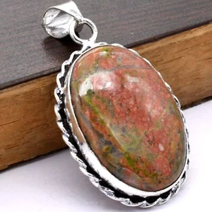 Unakit Edelstein Ethnisch Handgemacht Anhänger Schmuck 0.8 " P 254 - Bild 1 von 5