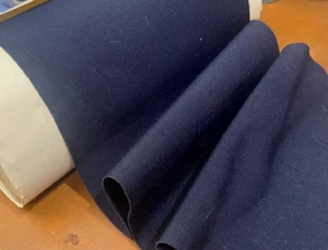vintage petersham grosgrain cotton silk 6 3/4" dark navy 1yd USA - Picture 1 of 4