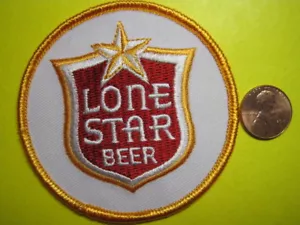 TOPPA BIRRA LONE STAR BIRRA IRON ON/CUCITA SU PICCOLO CERCHIO MISURA 3 POLLICI TEXAS BREW!! - Foto 1 di 13