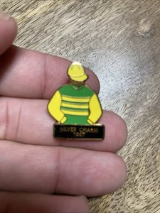 1997 SILBER CHARM - Kentucky Derby Winner Jockey Silks Pin - Bild 1 von 4
