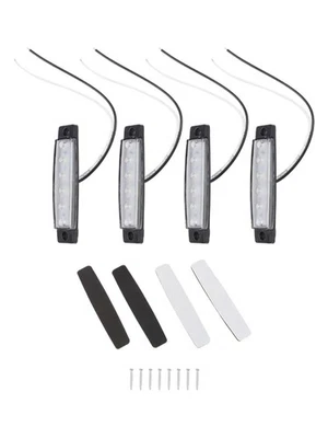 Practical 6-LED Rock Light White 4pcs ATV Dust Resistant For Jeep Lighting - Image 1 of 4