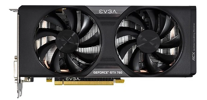 EVGA GeForce GTX 760 2GB GDDR5 Graphics Card - HDMI DISPLAY DVI - Image 1 of 4