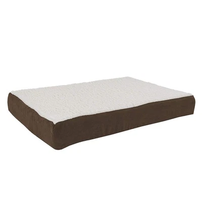 Medium Brown Memory Foam Dog Bed for Medium Dogs 30x20 Washable Cover - Image 1 of 4