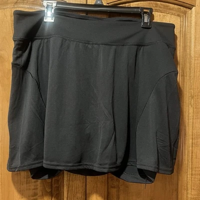Adidas Match Skirt Women’s 2XL Tennis Skirt Black NWT Skort Heat Rdy - Image 1 of 4