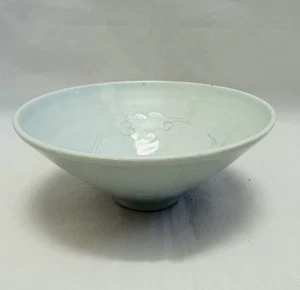 Japanese Hakujitsuyaki Porcelain Tea Bowl Signed by Rakukawa Yutaka with Box - Picture 1 of 9
