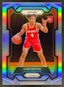 Kobe Bufkin 2023-24 Panini Prizm Prizms Silver RC #151 Hawks - Foto 1 di 10