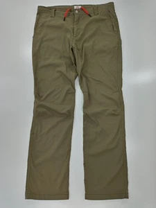 LIVSN Hose Herren 38x32 oliv Ecotrek Trail Klettern Wandern Outdoor Kordelzug - Bild 1 von 14