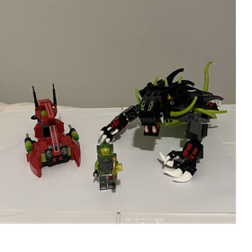 LEGO Atlantis Shadow Snapper 8079 100% Complete w/ Minifigure and Manual -No Box
