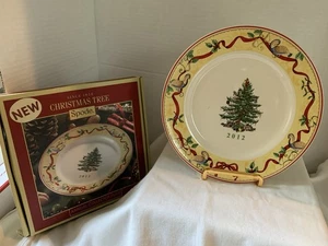 Vtg SPODE Christmas Tree Collector Plate - Picture 1 of 5