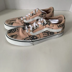Vans Old Skool Off The Wall Sk8 Damen-Halbschuhe mit Logo pfirsichfarben Größe 9 - Bild 1 von 11