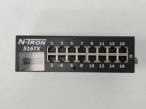 NTRON 516TX Ethernet Switch 16 Copper Port, HC#330 (TESTED) - Picture 1 of 10