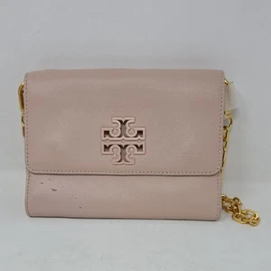 Tory Burch Lily Chain Wallet Shell Pink Leder Umhängetasche - Bild 1 von 7