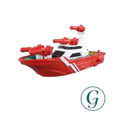 TAKARA TOMY Tomica Job Labor Firefighting Unite Vehicle Fireboat Minicar Toy for - Image 1 of 3