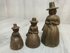 Set of Vintage Brass Welsh ‘Lady’ Bell - Traditional Dress - Early 1900’s Rare