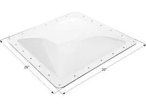 Icon 01856 SL2222C RV Skylight, 22" x 22" - Clear 01856 - Picture 1 of 1