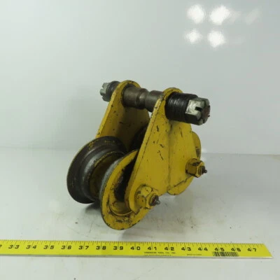 Chariot À Treuil Manuel Budgit N° 82 2" À 4-3/4" Flasque Capacité 2000lb - Photo 1/4