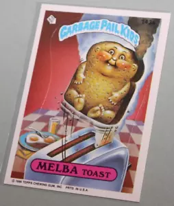 Garbage Pail Kids 1986 4th Series #143a "Melba Toast" - Picture 1 of 4