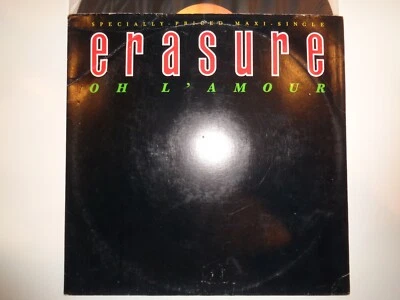 Erasure – Oh L'Amour, 1986 12" US Club 45rpm Maxi-Single Remix, Sire LP - Image 1 of 4