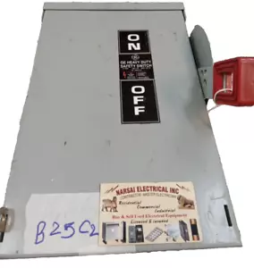 GE/TH3361R/MOD 10/ TRENNSCHALTER/30A/3P/600V/3R- AUSSENBEREICH/SICHERUNG/NEU (B25C2 - Bild 1 von 22