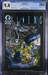 ALIENS #1 CGC 9.4 1ST PRINT 1988 DARK HORSE -NEAR MINT- 1st Appearance Aliens - Picture 1 of 2
