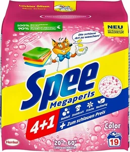 Spee Megaperls Color Waschpulver 4 + 1, nachhaltiges Colorwaschmittel, 1x 19 WL - Bild 1 von 3