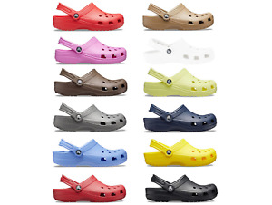 Classic Men's and Women's Crocs Clogs Waterproof Slip On Shoes New