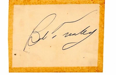 Bob Turley Autograph Auto Signed December 1961 as Yankee Died 2013 1958 Cy Young - Image 1 of 2