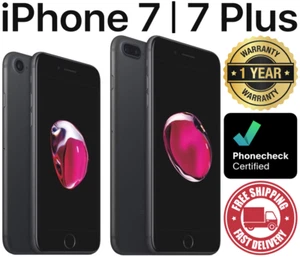 Apple iPhone 7 | 7+ Plus 32GB 128GB 256GB Unlocked Verizon AT&T T-Mobile - Good! - Picture 1 of 3