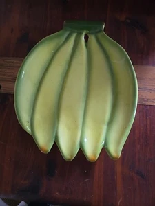 Plato de pared de plátano de colección pintado a mano - Imagen 1 de 4