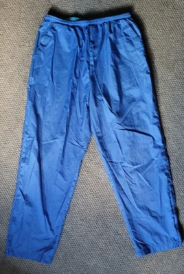 Calça de treino feminina Catalina tamanho grande 100% poliéster azul leve boa - Imagem 1 de 4