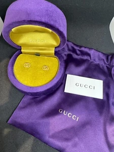 18k Yellow Gold Gucci Earring - Picture 1 of 14