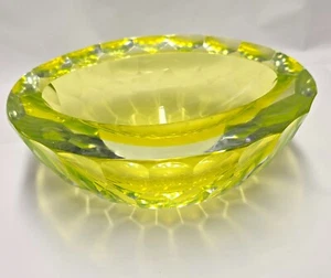 Vintage Faceted Murano Glass Bowl by Flavio Poli - Picture 1 of 10