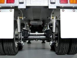 Semirremolque de plataforma plana para tractor Tamiya RC 1/14 bote tanque de freno de aire simulate - Imagen 1 de 6