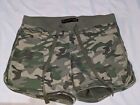 No Boundaries Women's Medium Camouflage Shorts 7 to 9 M Camo Green M81 Woodland