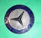 Vintage Mercedes-Benz Grille Badge Emblem Road Worn 2.5" Metal Silver Tone