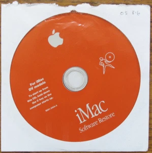 Apple iMac modelli DV software ripristino sistema CD 8.6 supporti 1999 vintage - Foto 1 di 2