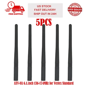 5X ATV-8A Antenna For VHF VX Standard VX231 VX261 VX264 VX351 VX354 VX824 Radio - Zdjęcie 1 z 7