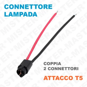 T5 PORTALAMPADA ATTACCO PER LED T5 PRESA CONNETTORE T5 SOCKET - 2 PEZZI - Imagen 1 de 2