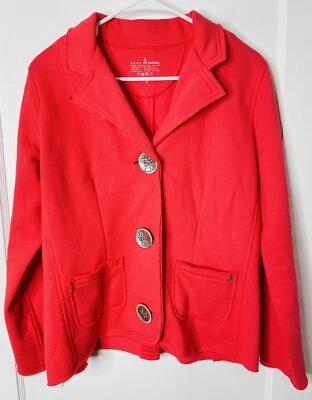 Jaqueta Buda Neon M Feminina Arte de Usar Boho Botões Ornamentados Bolsos Elásticos Rosa - Imagem 1 de 4