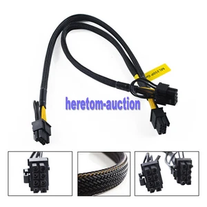 8pin to 8+8pin PCI-E GPU Video Card Power Cable For HP ML350P G8 GEN8 - Picture 1 of 12