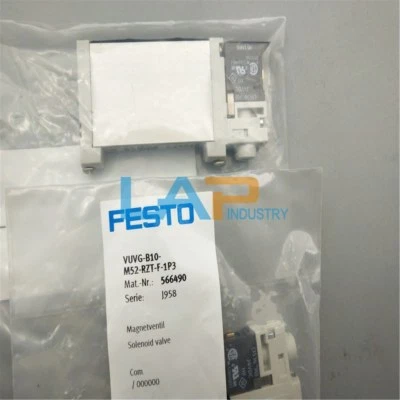 1PC New For FESTO Solenoid Valve VUVG-B10-M52-RZT-F-1P3 566490 # - Image 1 of 4