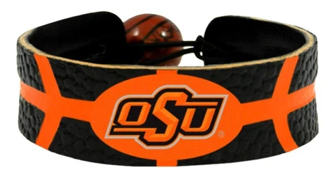 Oklahoma State Cowboys Color Basketball Bracelet [NEW] Jewelry Wrist Necklace Cover