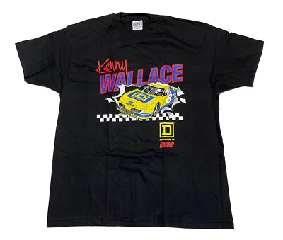 1990's Kenny Wallace NASCAR Square D Racing T-Shirt Size XL Single Stitch NOS - Изображение 1 из 4
