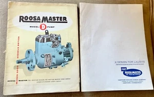 Vintage Roosa Master D Injection Pump Brochure Catalog - Picture 1 of 2