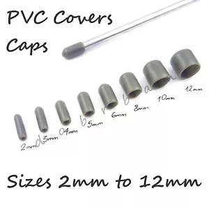 GRIGIO/GRIGIO TAPPO ESTREMITÀ VITI BARRA BULLONI CAVO TUBI PVC COPERTURA FILO TAPPI - Foto 1 di 3