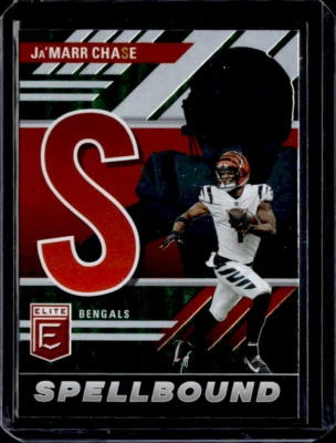 2023 Panini Donruss Elite - Spellbound Green #SB-JC4 Ja'Marr Chase - Image 1 of 2
