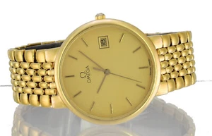 OMEGA De Ville International Gold / Steel Mens Quartz Wrist Watch - 396 1012 - - Picture 1 of 7