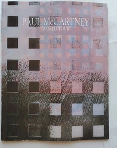 Libro y talón de boleto del programa de recuerdos de Paul McCartney World Tour 1989 - Imagen 1 de 8