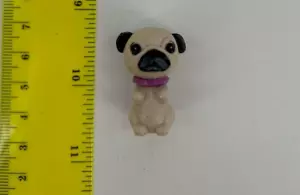 Nolee Pug Dog Pet Part Barbie My Scene Puppy Pal Diorama Deadpool - Picture 1 of 2