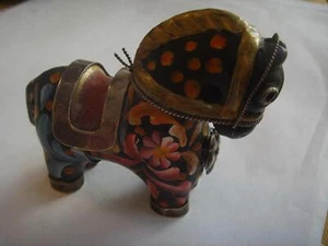 CABALLO PINTADO DE CERÁMICA PLATA 925 MONTURAS Y CASCOS ARTE POPULAR SUDAMERICANO - Imagen 1 de 1